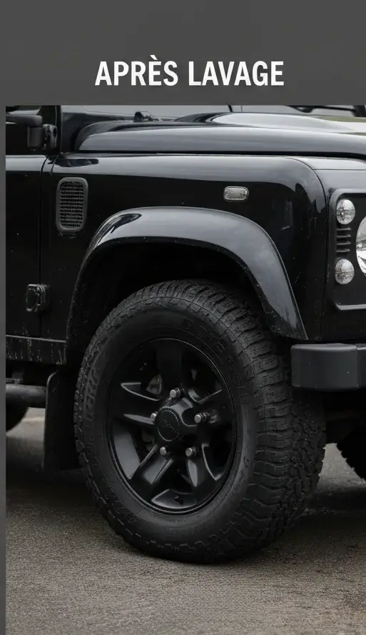 Après lavage jantes
