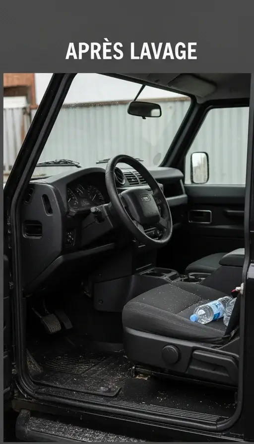 Après lavage intérieur